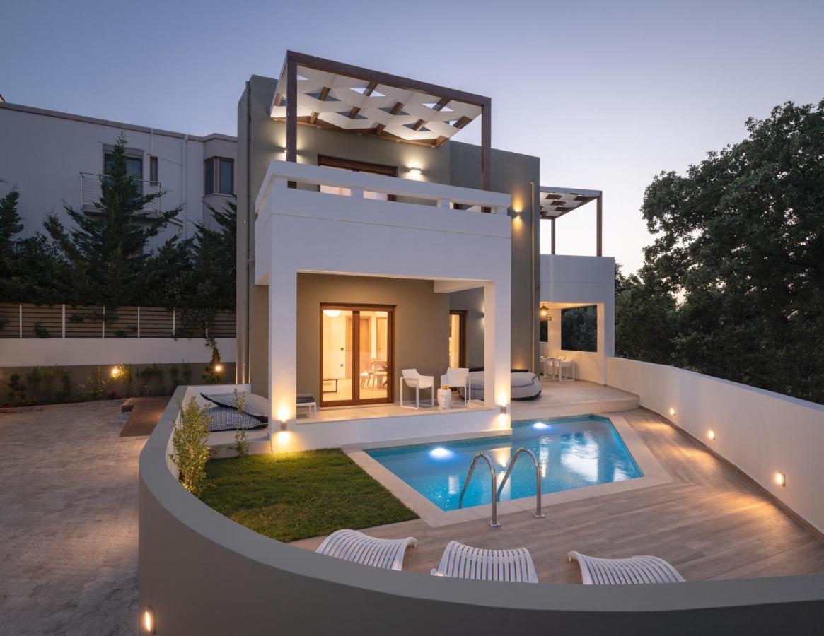 De Light Boutique Villas I II & III - Close To Rethymno, By Thinkvilla Atsipopoulo Ngoại thất bức ảnh